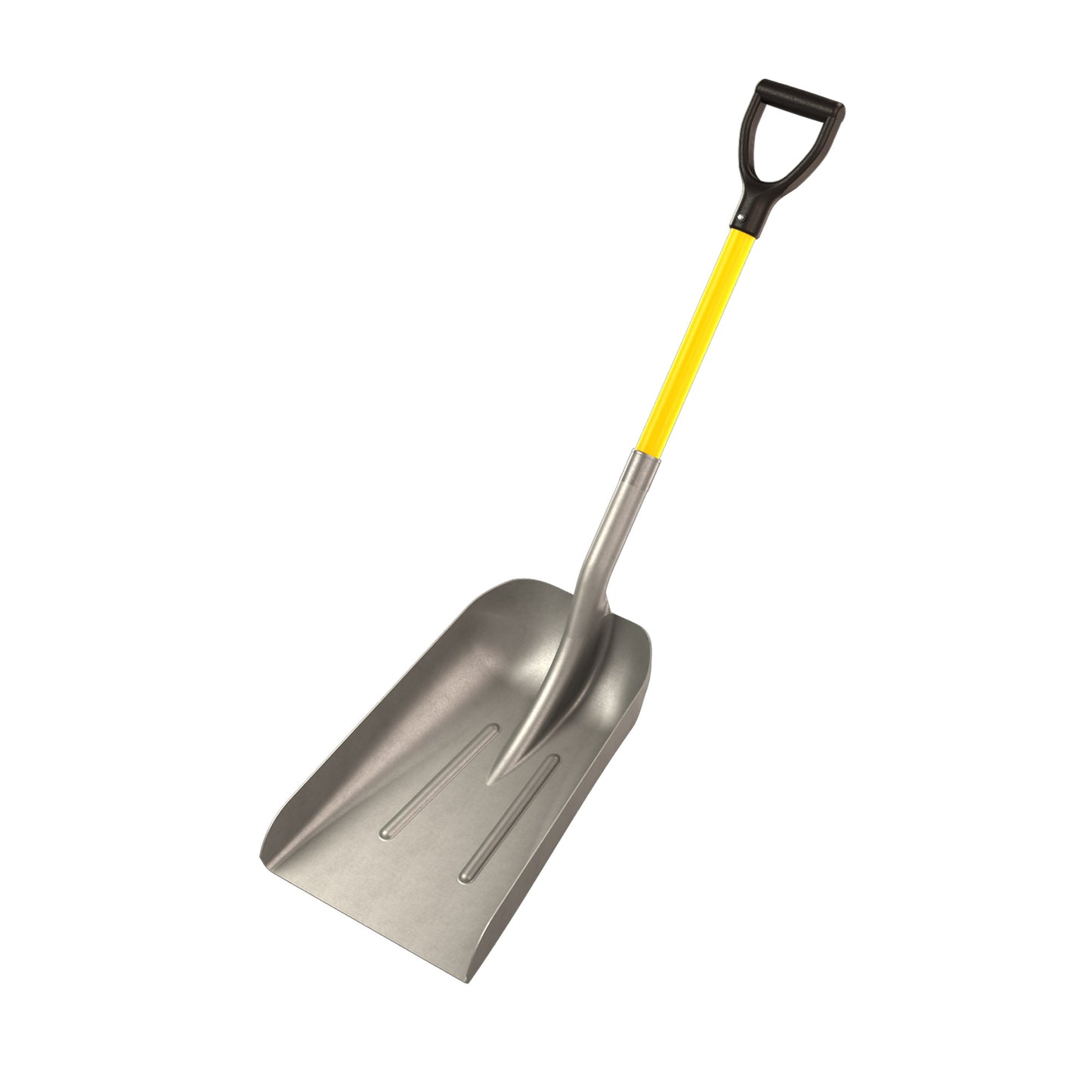 Aluminum Scoop w/ 27-inch D Fiberglass Handle (Bon 84-688)