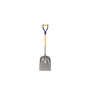 Scoop Shovel - Aluminum - 11-inch x 14-inch - 27-inch D Wood Handle (Bon 84-698)