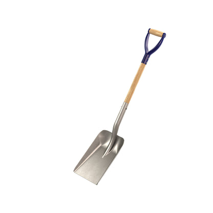 Scoop Shovel - Aluminum - 11-inch x 14-inch - 27-inch D Wood Handle (Bon 84-698)