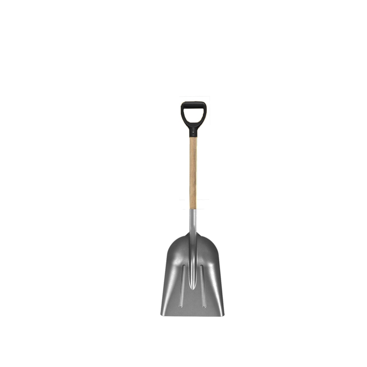 Scoop Shovel - Aluminum - 11" x 14" - 27" D Wood Handle