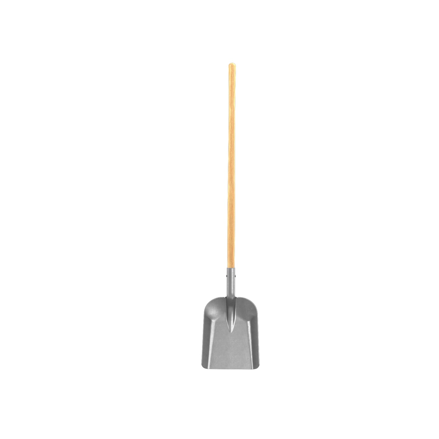 Scoop Shovel - Aluminum - 11-inch x 14-inch - 48-inch Wood Handle (Bon 84-701)