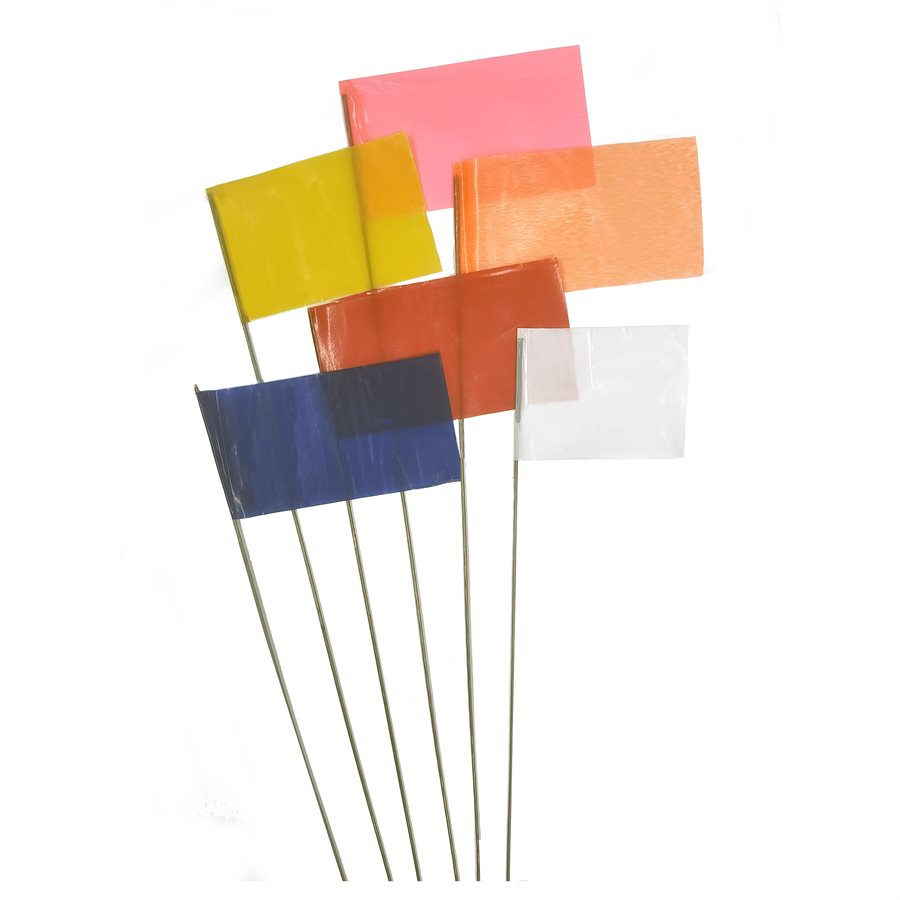 Marking Flags - 2.5" x 4.25" x 21" (1000/Package)