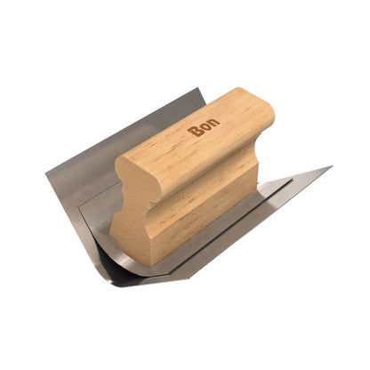 Inside Corner Tool - Stainless Steel - 1/8" - Wood Handle