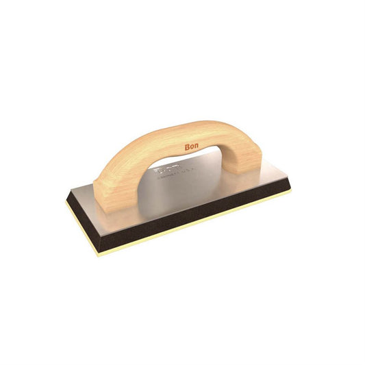 Grout Float - Gum Rubber - 4" x 9" x 5/8" - Wood Handle