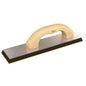 Grout Float - Gum Rubber - 3" x 12" x 5/8" - With Offset Wood Handle