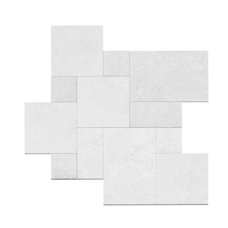 Aegean Cream Marble Pavers Sandblasted