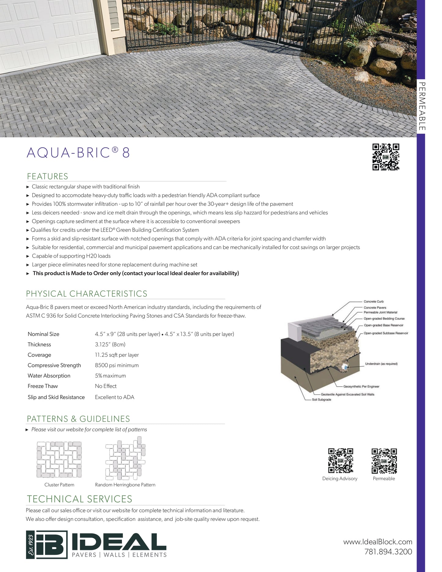 Aqua-Bric® 8 Pavers