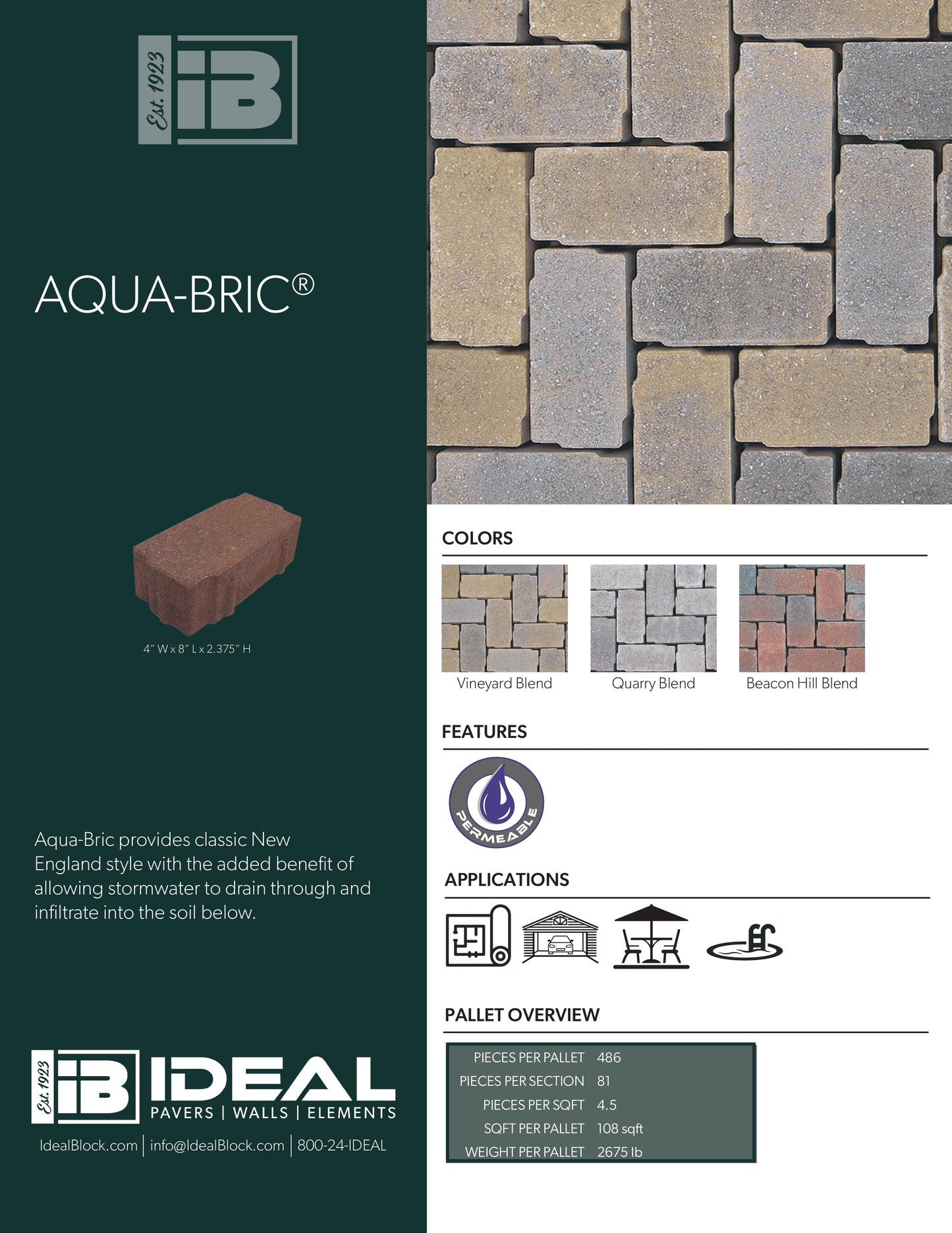 Aqua-Bric® Pavers