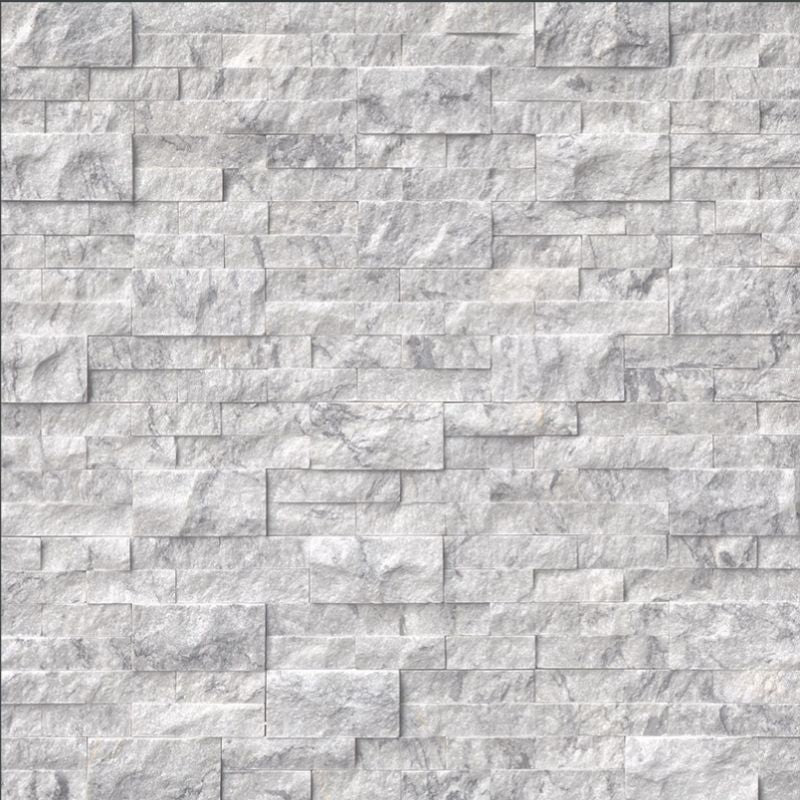 Arabescato Carrara Stacked Stone Veneer