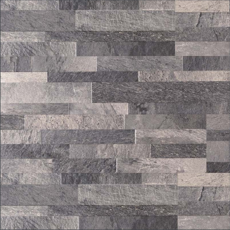 Ardesia Black Stacked Porcelain Veneer