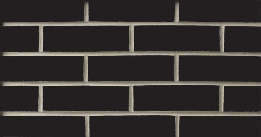 Black Glazed Thin Brick Veneer