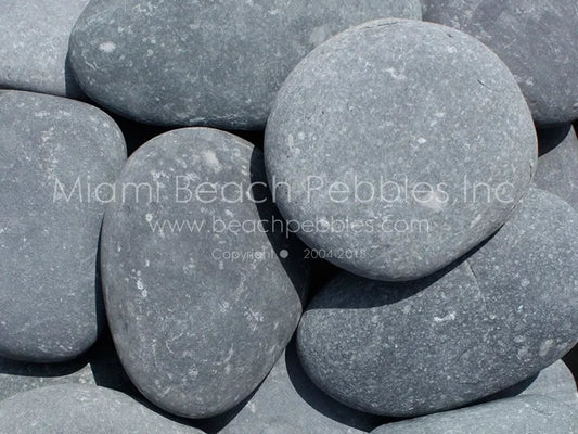 Guijarros de playa negros naturales (gris mexicano)