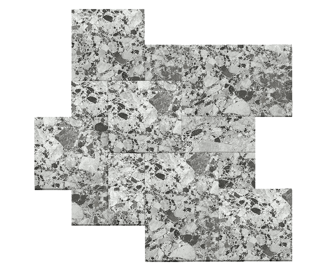 Black Velvet Marble Pavers Sandblasted