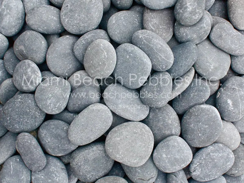 Black Natural (Mexican Grey) Beach Pebbles