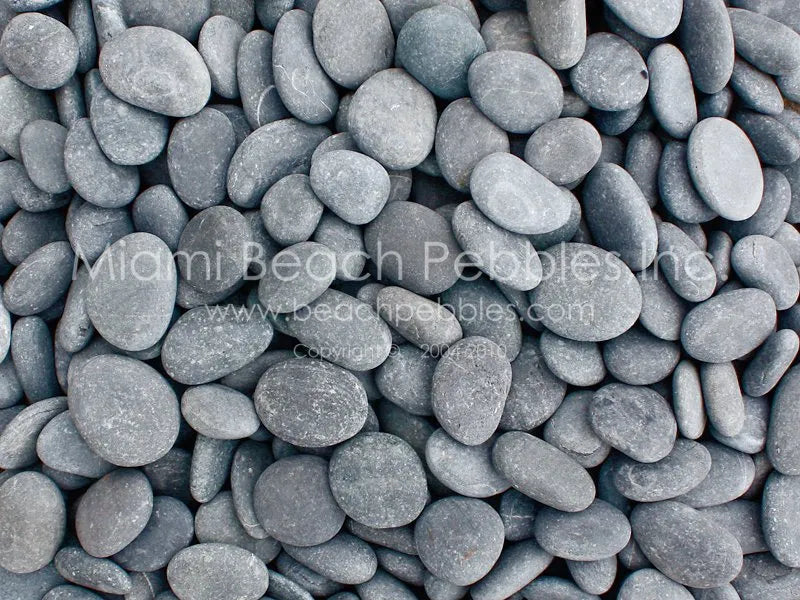 Black Natural (Mexican Grey) Beach Pebbles