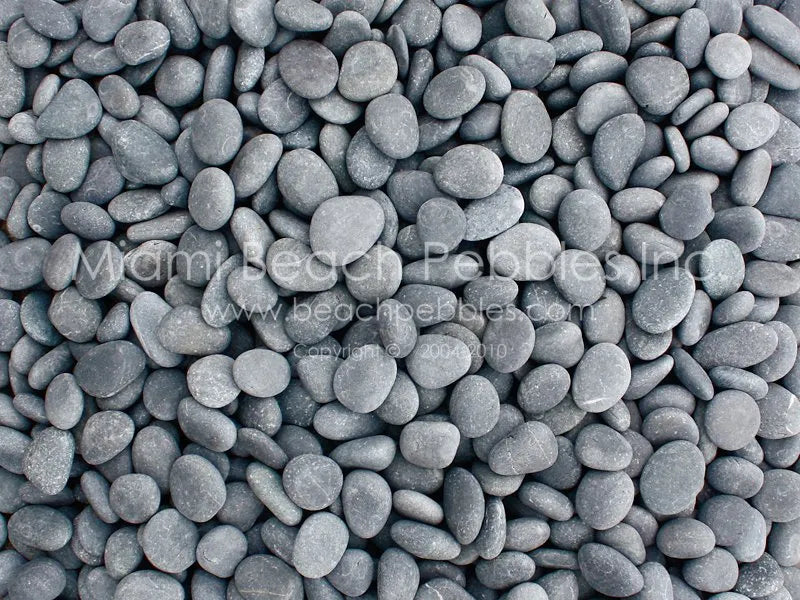 Black Natural (Mexican Grey) Beach Pebbles