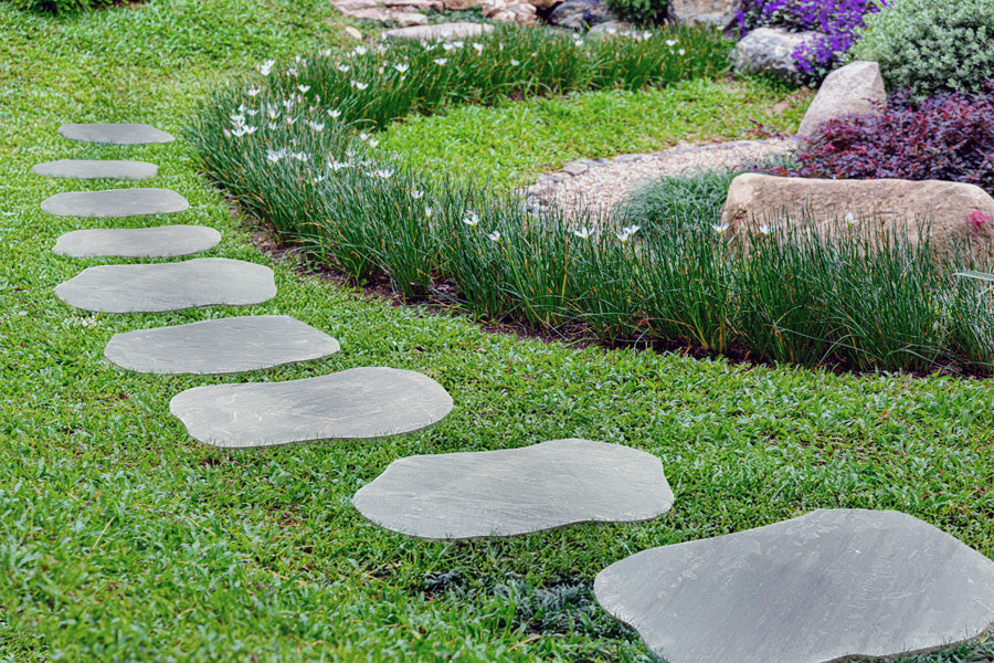 Blue Ice Natural Garden Path Stepper