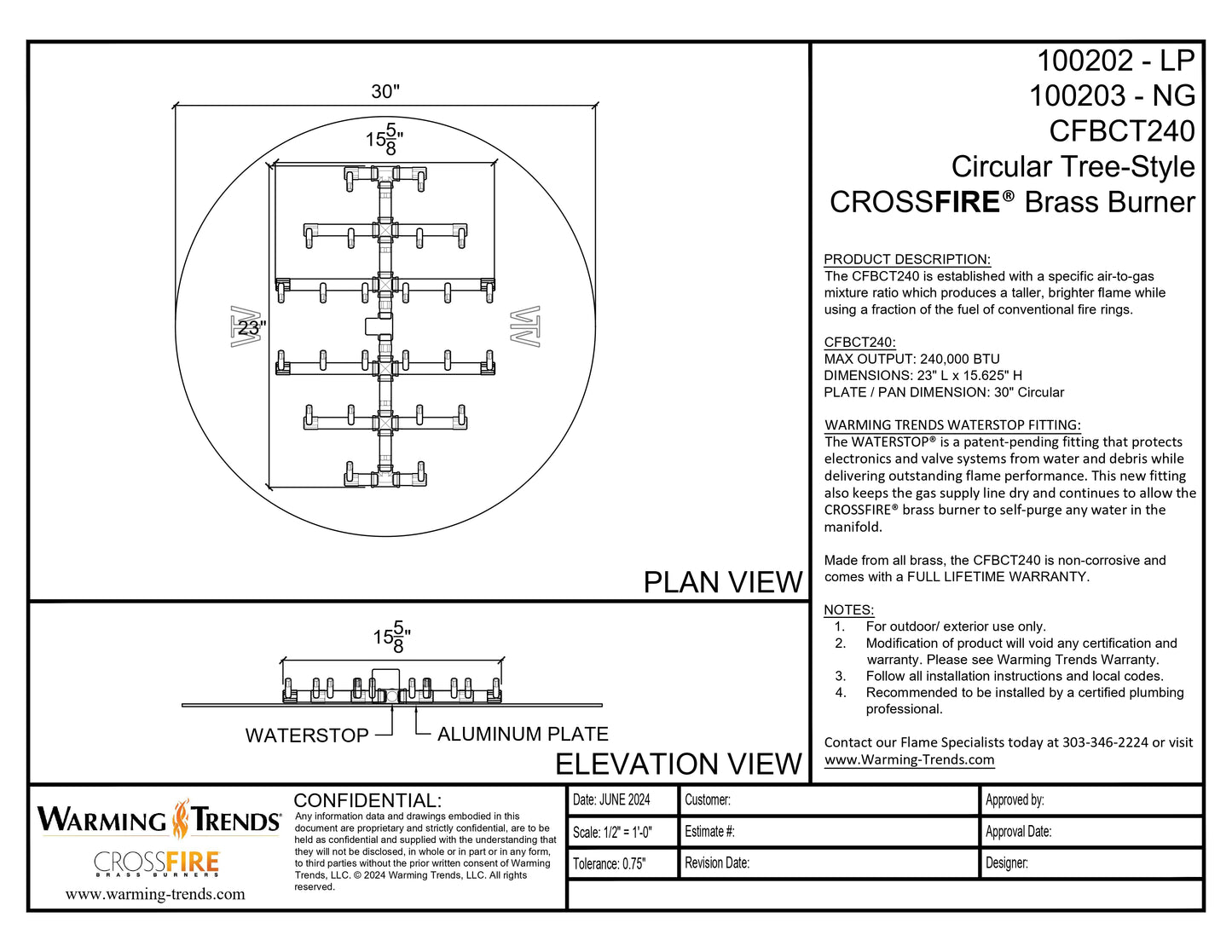 Circle Tree-Style CFBCT240