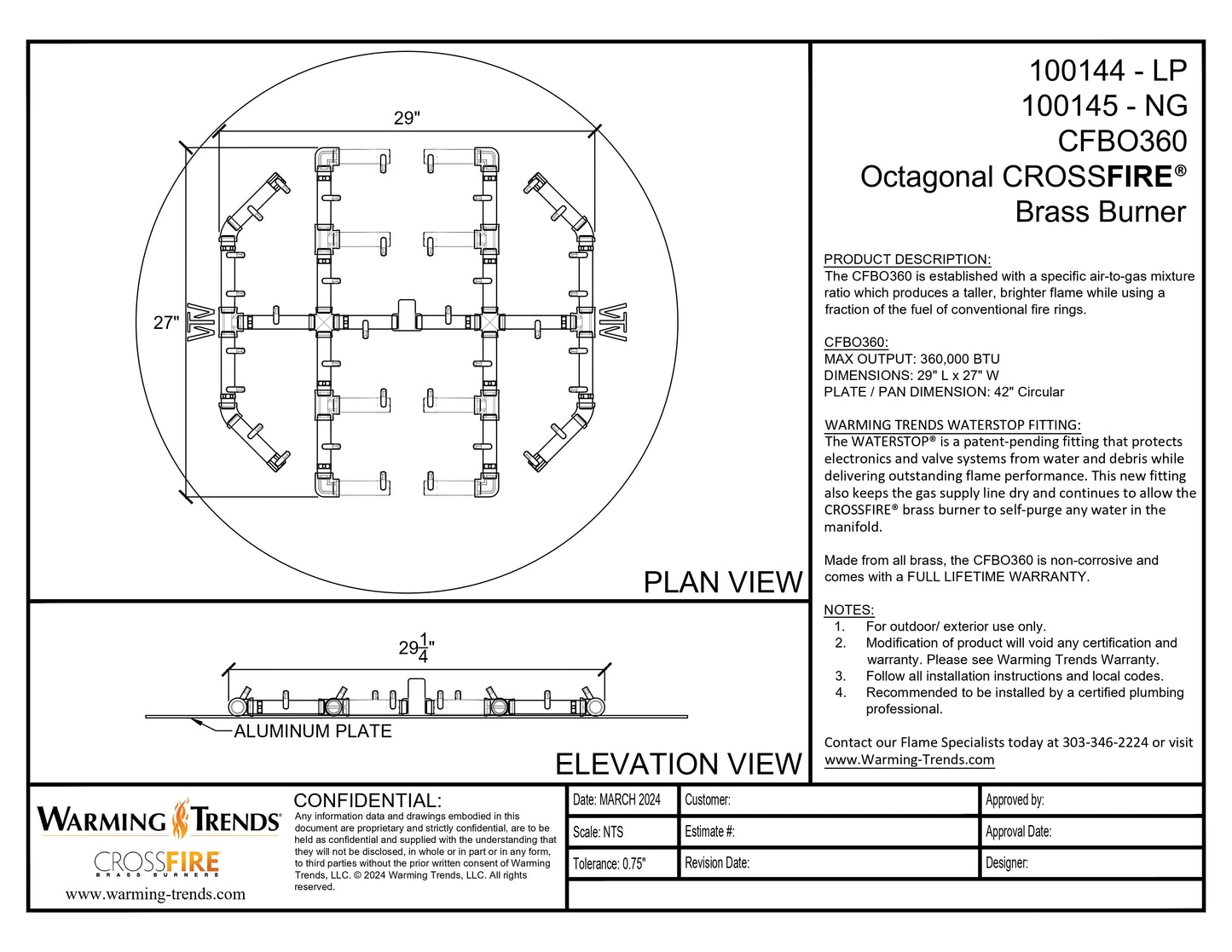 Octagonal CFBO360