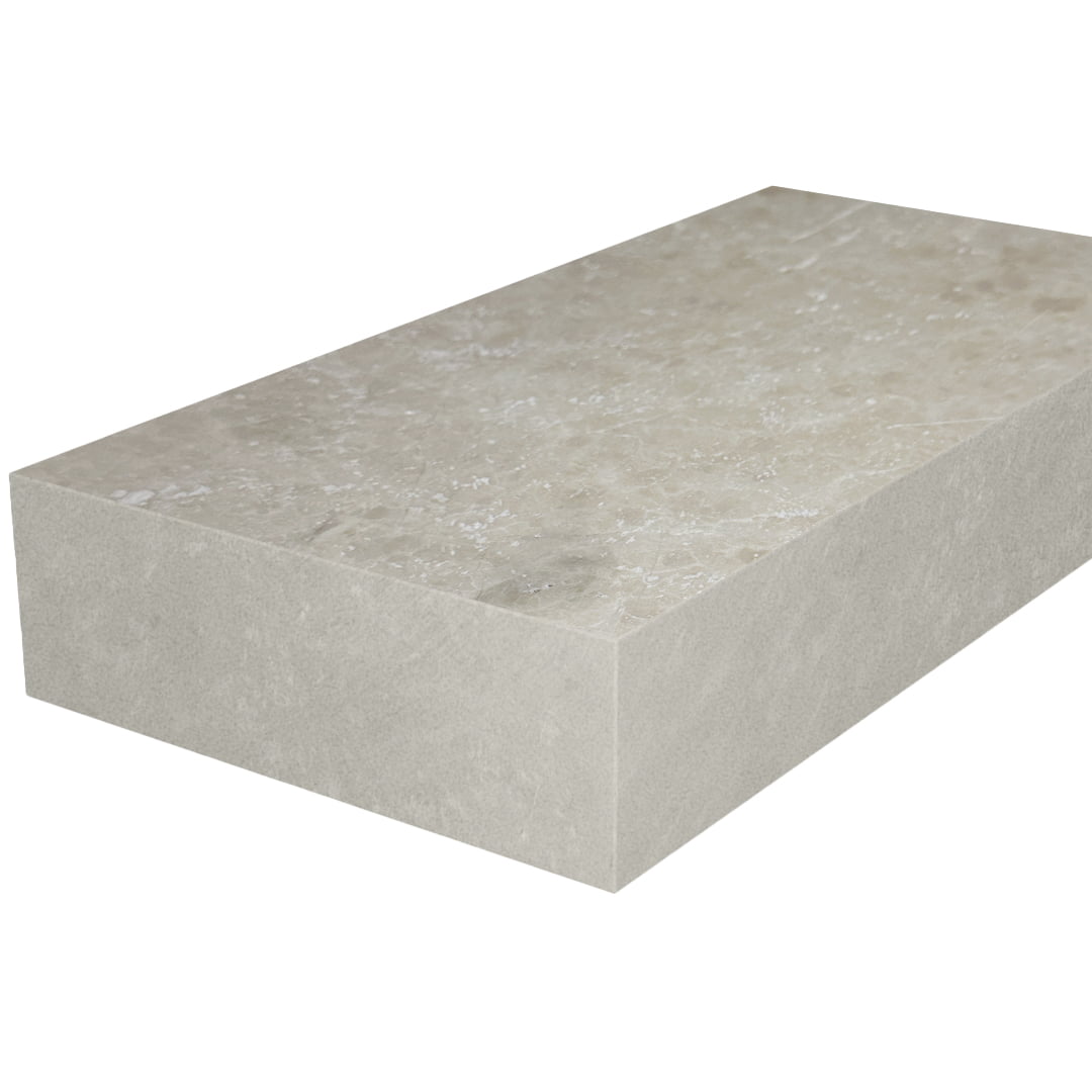 Candy Beige Marble Tumbled Driveway Paver