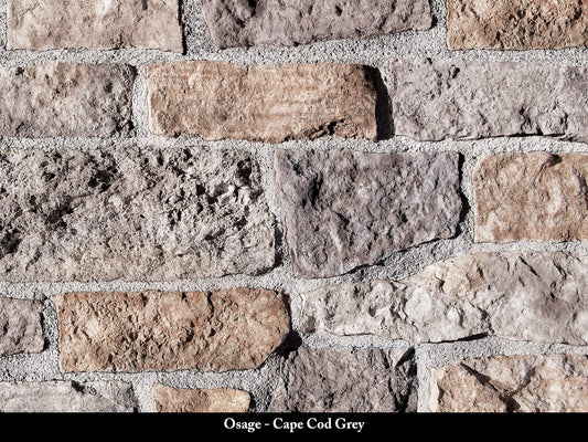Cape Cod Grey Osage Stone Veneer