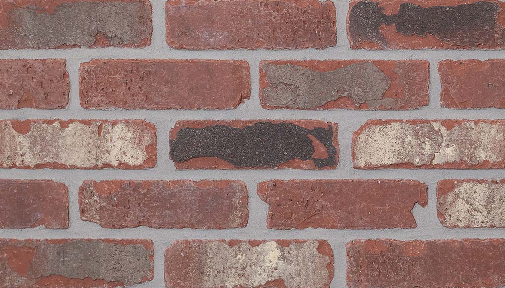 Revestimiento de ladrillo fino para cochera 