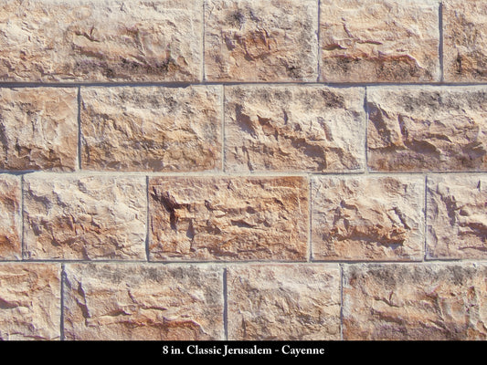 Cayenne 8-inch Classic Jerusalem Stone Veneer