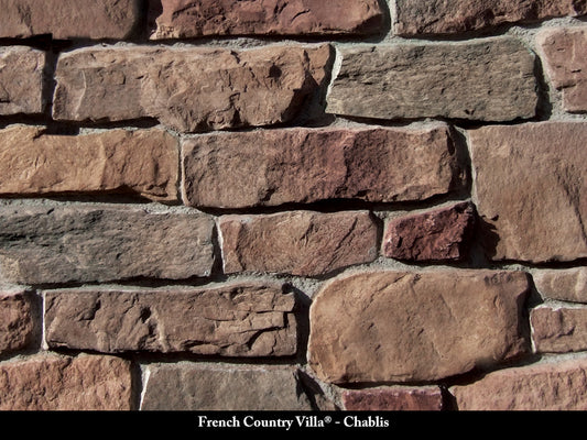 Chablis French Country Villa Stone Veneer
