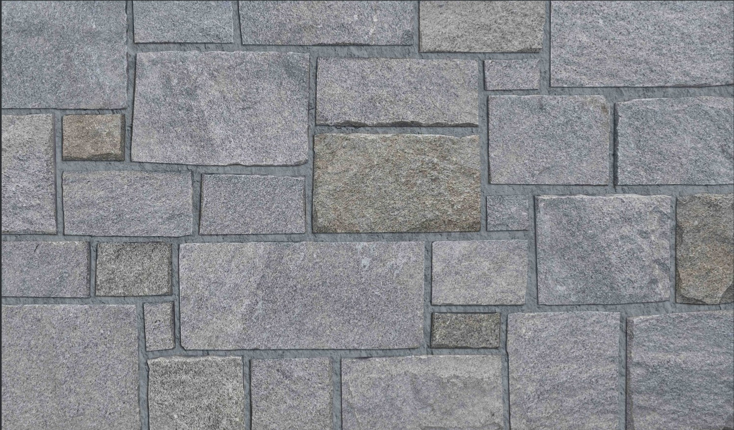 Chapa de piedra fina estilo Castlestone romano Chinook 