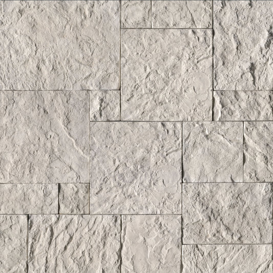 Cottonwood White Stacked Stone Veneer