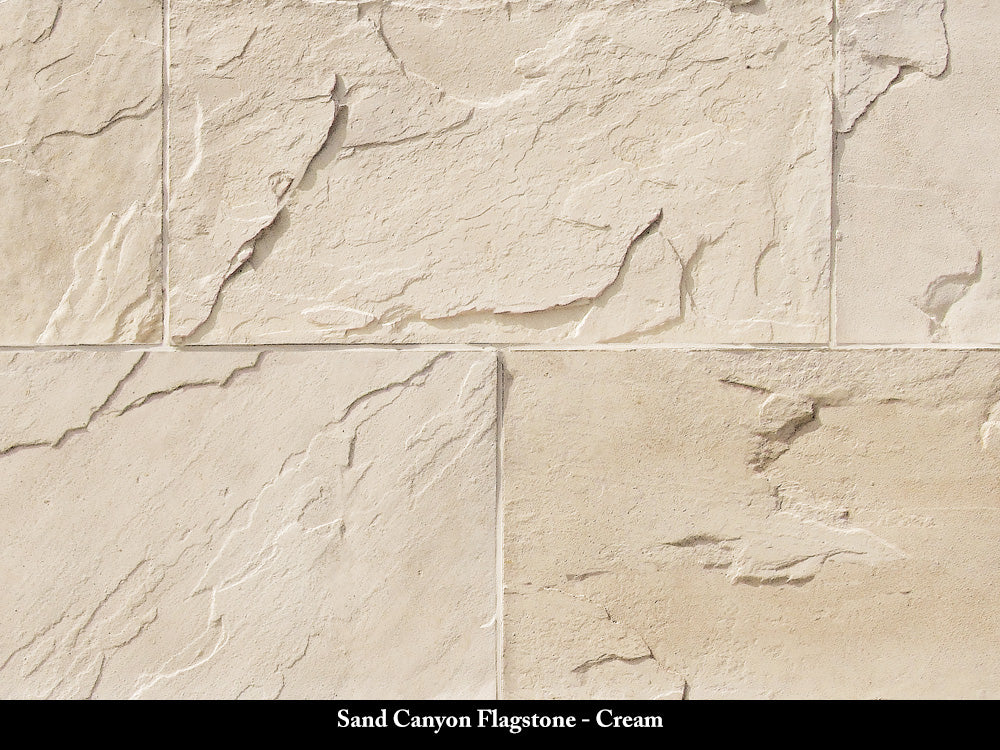 Cream Sand Canyon Flagstone Veneer