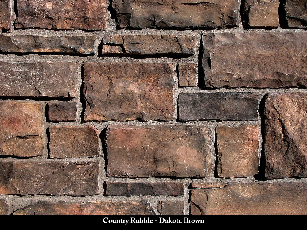 Dakota Brown Country Rubble Stone Veneer