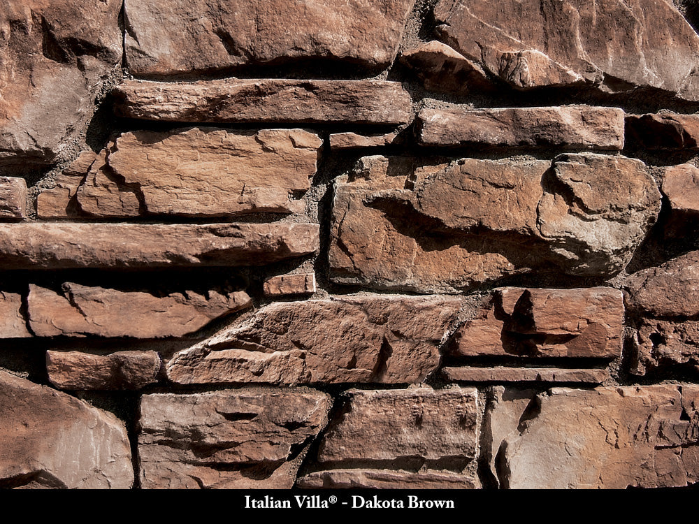 Dakota Brown Italian Villa Stone Veneer