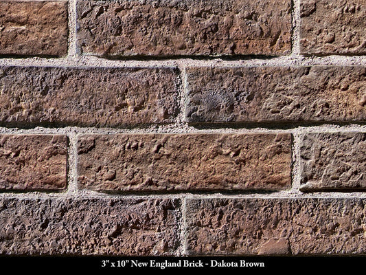 Dakota Brown New England Thin Brick Veneer