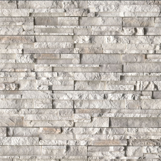 Danbury White Stacked Stone Veneer