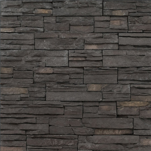 Denali Anthracite Stacked Stone Veneer