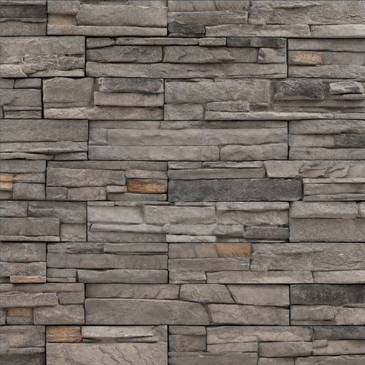 Denali Grey Stacked Stone Veneer