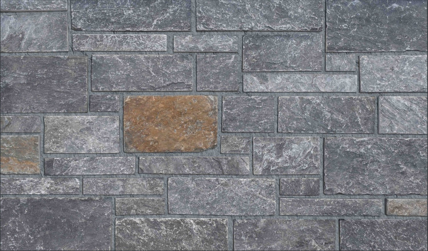 Diamond River 3 Course Ashlar Thin Stone Veneer