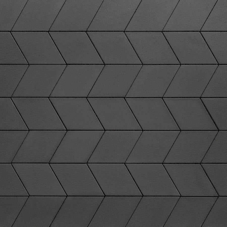 Pavimentos lisos con forma de diamante