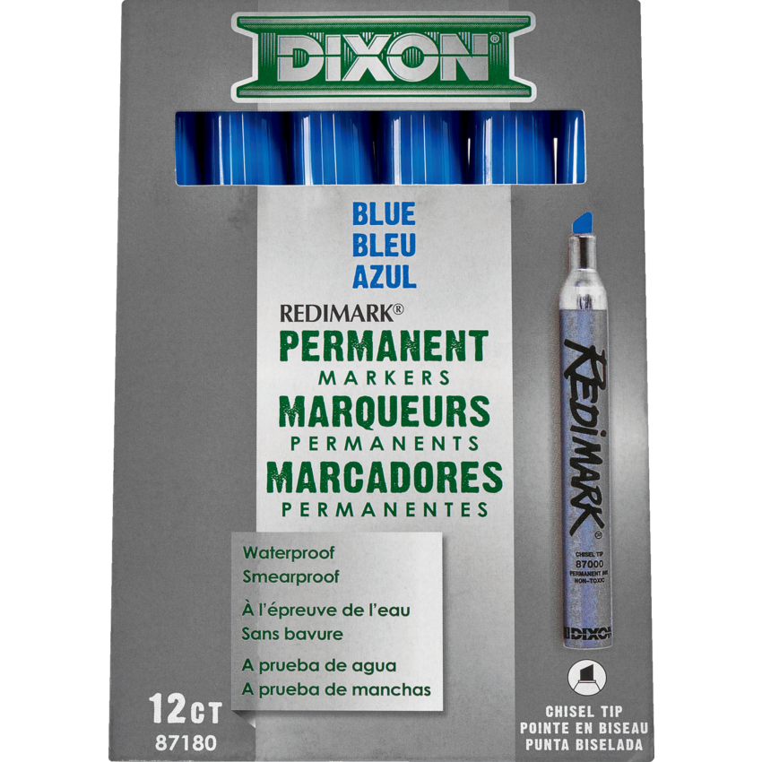 Dixon Blue Redimark* Permanant Marker