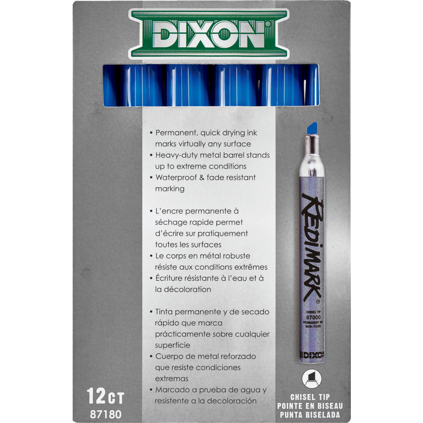 Dixon Blue Redimark* Permanant Marker