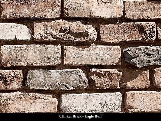 Eagle Buff Clinker Thin Brick Veneer
