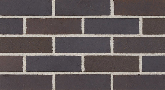 Ebony Black Smooth Brick