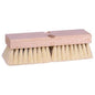 White Tampico Deck Brush with Threaded And Tapered Handle Hole - 2" Trim Length