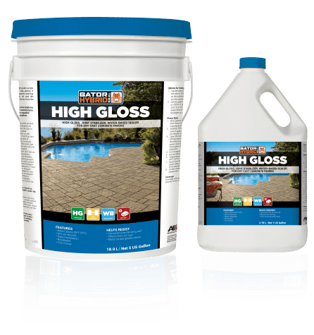 Gator hybrid seal high gloss, alliance products, pavers sealers and cleaners, concrete pavers, landscaping products