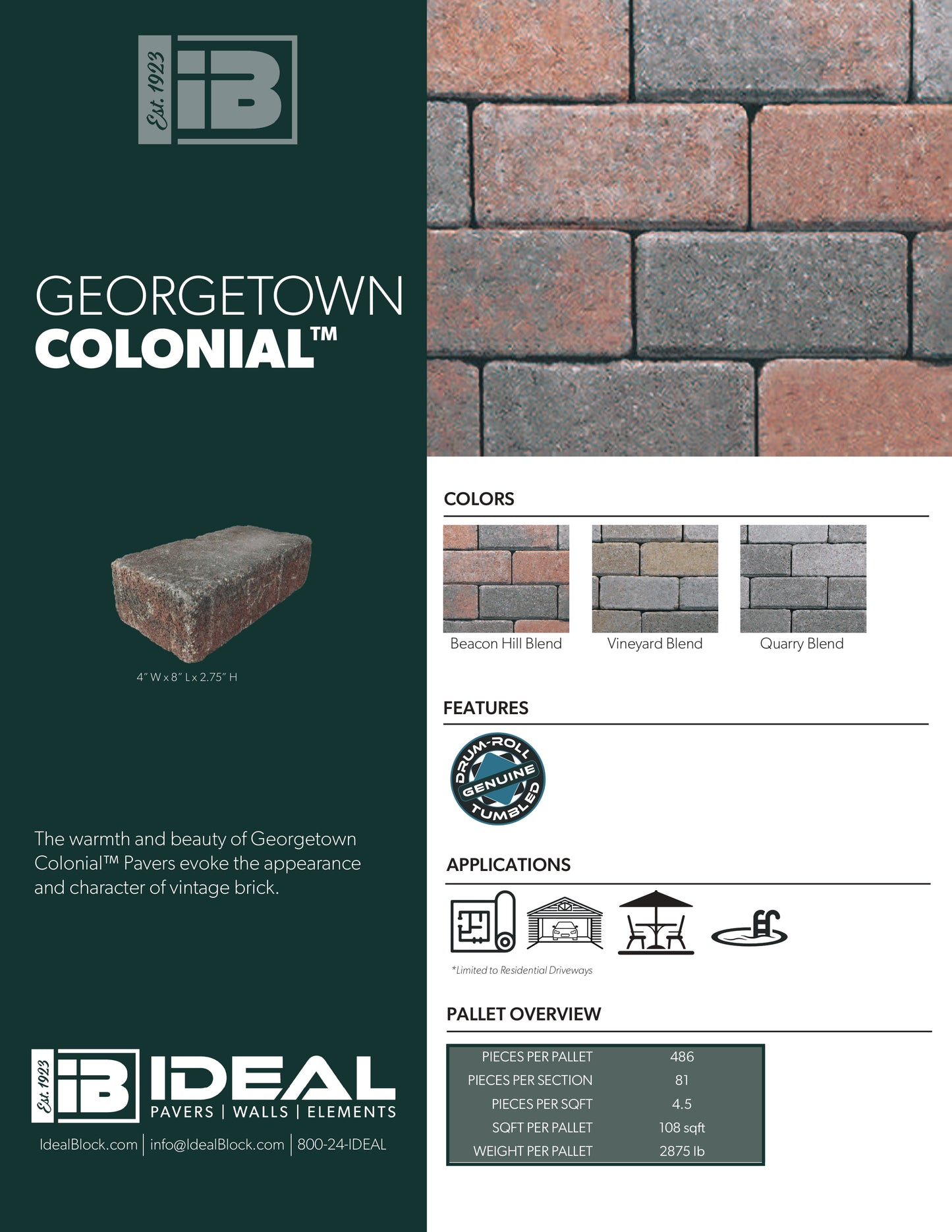 Georgetown Colonial™ Pavers