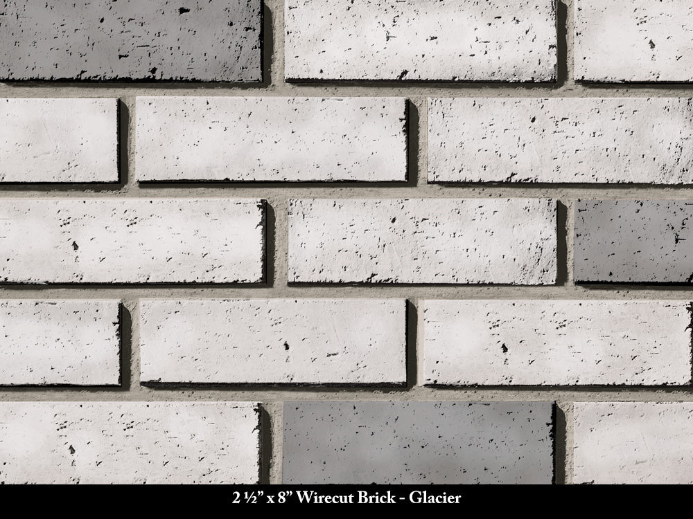 Glacier Wirecut Thin Brick Veneer