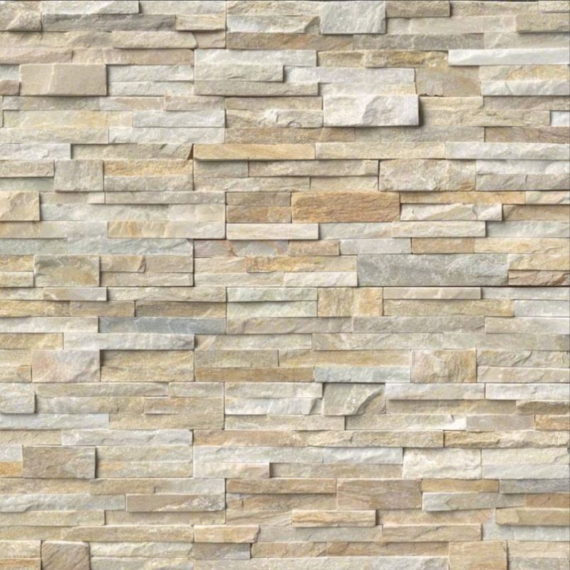 Golden Honey Stacked Stone Veneer