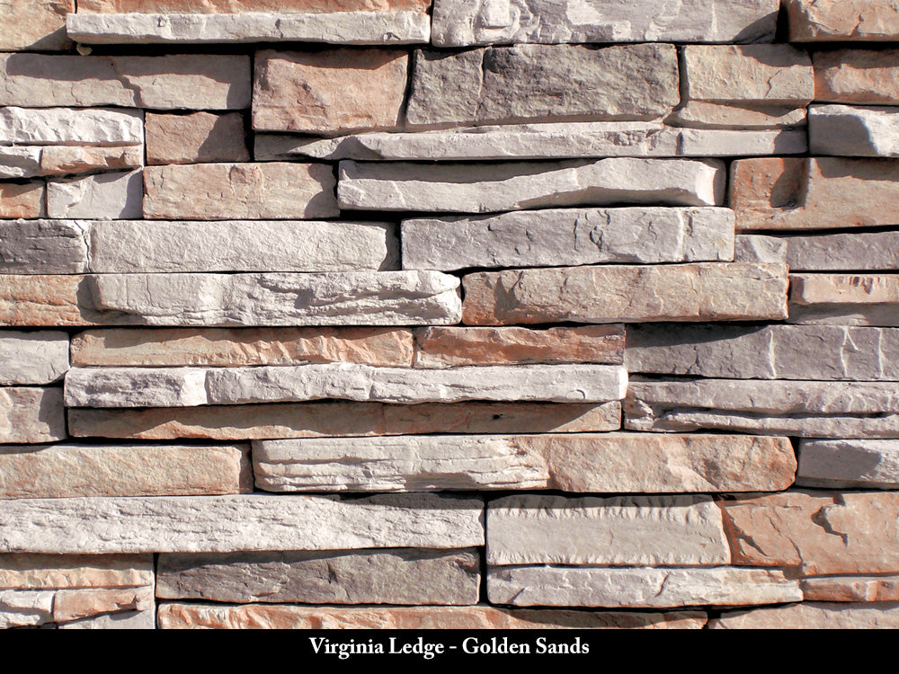 Golden Sands Virginia Ledge Stone Veneer