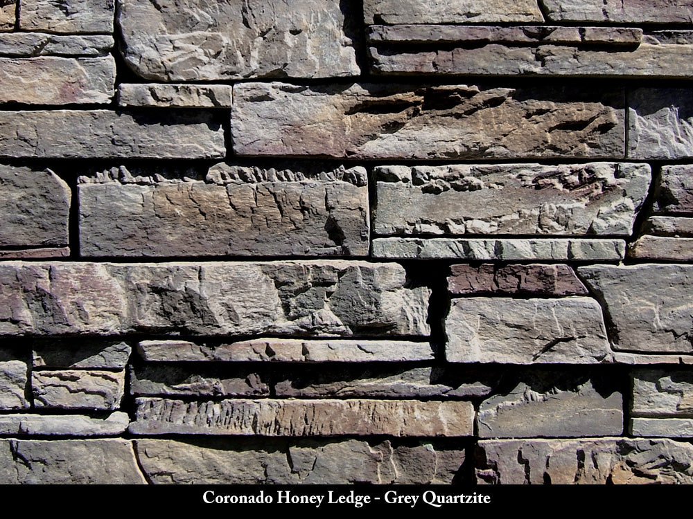 Grey Quartzite Coronado Honey Ledge Stone Veneer